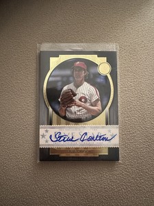 Steve Carlton BLUE INK AUTO 2022 Five Star!!