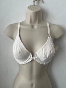 NWT Vintage Nordstrom Intimates Ivory Racerback Padded Bra Size 36B - Picture 1 of 3