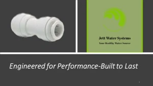 John Guest RO Straight Union Connector Water Fitting (1/4" QC x 1/4" QC) - Picture 1 of 1