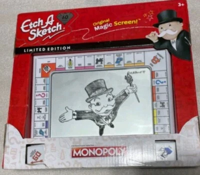 ETCH A SKETCH 60th Anniversary Monopoly Edition - LIMITED EDITION -  BRAND NEW - Image 1 of 2
