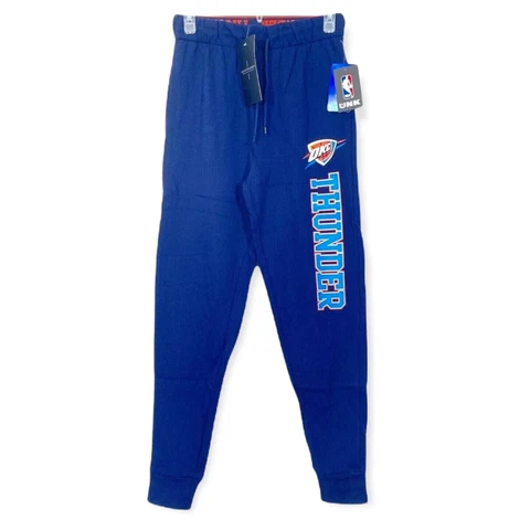 UNK NBA Women's S Blue Oklahoma City Thunder Sweatpants Logo Icer Brands Lounge Cover