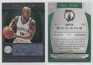 2013-14 Totally Certified Signatures Totally Green /5 Keith Bogans #236 Auto