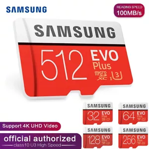 Micro SD Card SamSung Evo Plus 32GB 64G 128G 256G Class10 SDXC Memory 130MB/S - Picture 1 of 18