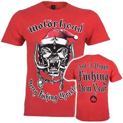 Camiseta Motorhead Feliz Navidad Red Warpig Oficial Nueva S M L XL XXL Foto 1 de 4