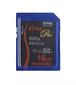 MICRODIA XTRA PRO Secure Digital (SD) 16GB Card - Picture 1 of 4