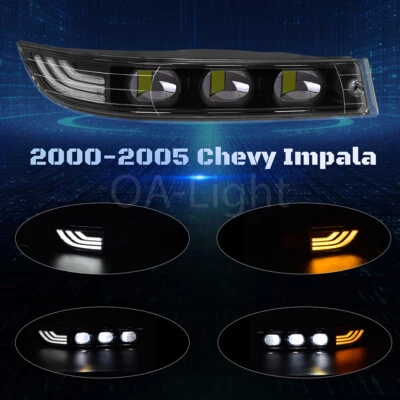 Luces antiniebla LED + DRL para Chevrolet Chevy Impala 2000-2005 par de luces de parachoques delanteras Foto 1 de 4
