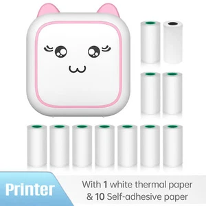 Mini Thermal Printer Multifunction Portable Sticker Maker Instant Photo B5L9 - Picture 1 of 12
