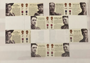 2006 GB Victoria Cross GUTTER PAIRS Stamp Set UM MNH