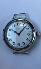 Antique WW1 Waltham Trench Watch Very Unusual Rare Trench Watch Home Guard