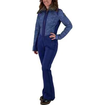 Obermeyer Katze Ski Suit Women's Navy Blue One Piece Snow Suit Size 8 - Image 1 of 4