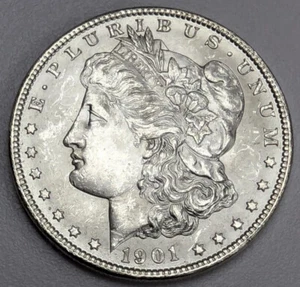 1901 O Morgan Silver Dollar US Coin - Picture 1 of 6
