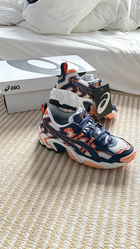 Asics Limited Gel Nandi sneakers scarpe scarpe da ginnastica unisex in arancione navy