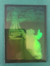 Coca-Cola Super Premium 3-D Mirage Hologram Collect-A-Card 1995 NM Polar Bear