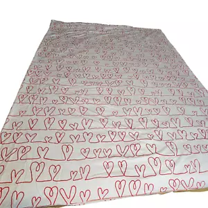 IKEA KARLEKSORT Red Hearts Twin Size Duvet Cover 100% Cotton 60 x 80 - Picture 1 of 8