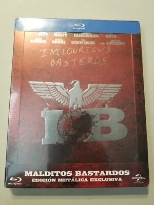Steelbook Blu-Ray Inglourious Basterds 2009 nuevo precintado - Región B de España Foto 1 de 2