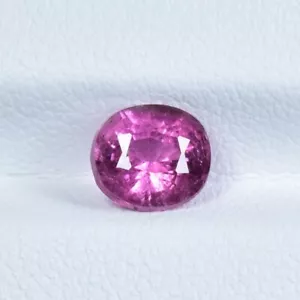 1.10 ct BEST GRADE PURPLE PINK / NATURAL RUBELITE TOURMALINE - Oval Video !! - Picture 1 of 2