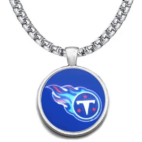 LARGE Tennessee Titans NECKLACE STAINLESS STEEL CHAIN FOOTBALL FREE SHIP' D30 Cover