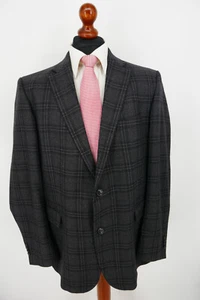 Eduard Dressler Sakko Gr.56 100% Schurwolle Dunkel Anthrazit Schwarz Top Zustand - Bild 1 von 8