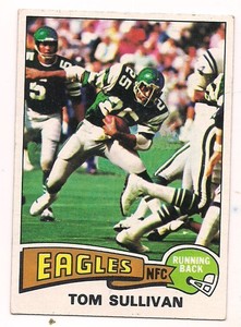 1975 Topps Rookie Tom Sullivan/Jerry Sizemore/Steve Zabel Philadelphia Eagles
