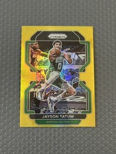 2021-22 Prizm GOLD Jayson Tatum /10  True Gold Celtics #13 Refractor MVP