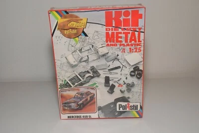 KIT POLISTIL A7 1:25 MK4 MK 4 MERCEDES BENZ 450 SL 450SL COME NUOVO IMBALLATO... - Immagine 1 di 4