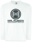 Mr. Fusion Kinder Langarm T-Shirt Zurück in Logo Symbol die Firma Zukunft