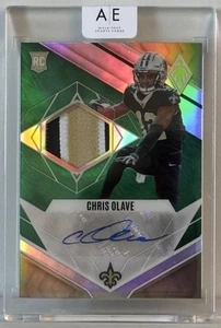 2022 Panini Phoenix 🟢🔥Green Chris Olave RC Auto RPA #01/25 First Print SP! - Picture 1 of 2