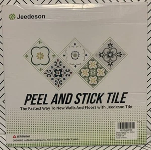 🥥 Jeedeson Peel and Stick Wall Tiles Green 2 pack🆕AS SHOWN 👇 - Afbeelding 1 van 9