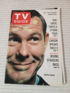 TV Guide UT ID Oct 14 1967 Johnny Carson Star Trek Androids Noxzema Thera-Blem - Picture 1 of 18