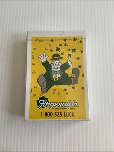 SAMMLERSTÜCK FITZGERALDS CASINO SPIELKARTEN RENO, NEVADA SEHR GUTER ZUSTAND VERSIEGELT - Bild 1 von 4