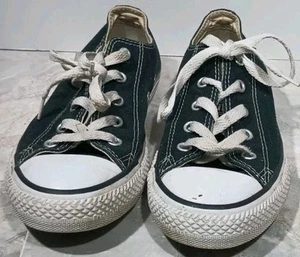 Zapatillas YOUTH CONVERSE All Star Low Top Negras Talla 1.5 Usadas Unisex - Imagen 1 de 18