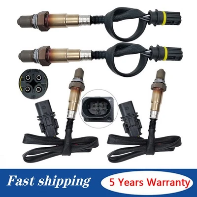 Sensor de oxígeno arriba+abajo 4 piezas para BMW 2006-2010 550i 650i y 06-2008 750i 750Li 4,8 L Foto 1 de 4