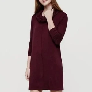 NWT Lou & Grey Cowl Neck Sweater Dress S - Picture 1 of 14