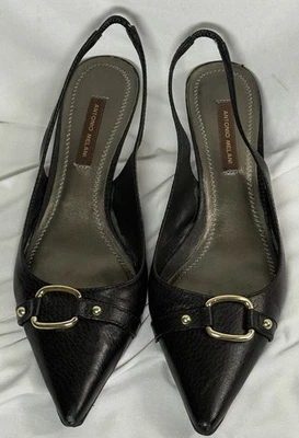 Antonio Melani Woman 2” Heel Slingback Size 6.5M Stilettos Pointed Toe With Box - Image 1 of 4