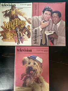 TV Magazine Guides St Louis Post Dispatch Lot of 3 1980 - Bild 1 von 11