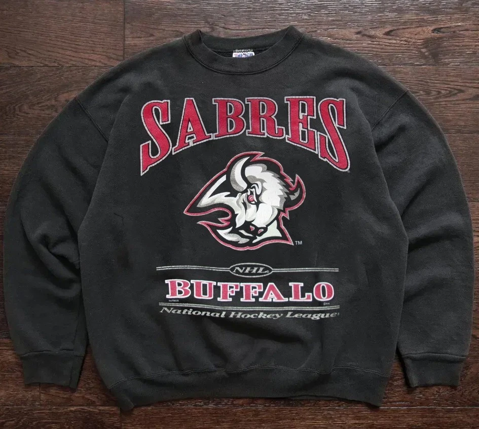 Buffalo Sabres National Hockey League black crewneck sweatshirt VK05948 - Image 1 of 1
