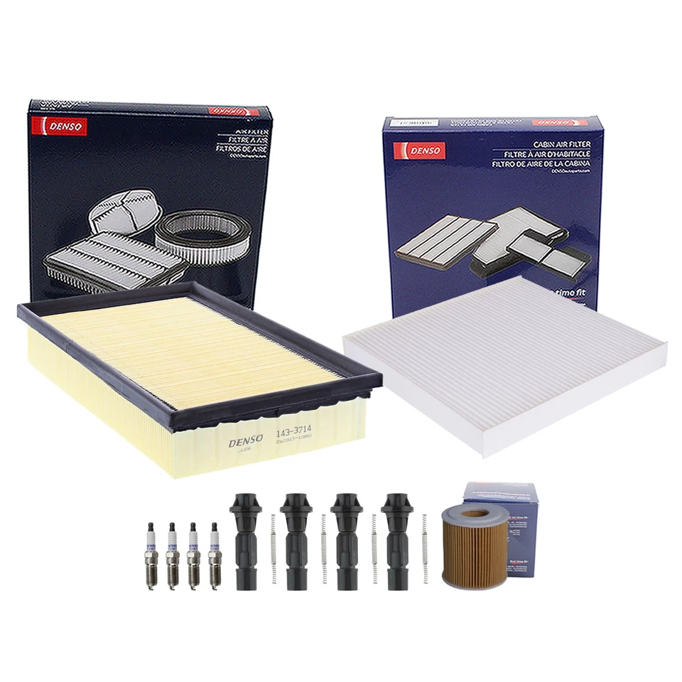 Kit de afinación Denso 4 bujías y botas Kit para Mazda 6 i 2,5 L L4 Gas Vin A 2009 Foto 1 de 2