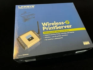 NEW Linksys Print Server Wireless-G For USB 1.1 or 2.0 2.4GHz 802.11g NEW SEALED - Picture 1 of 3