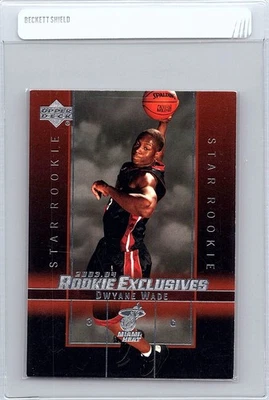 2003-04 Upper Deck Rookie Exclusives - Dwyane Wade #5 - Image 1 of 2