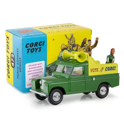 Corgi Toys - 472 Public Address Vehicle - Land-Rover - Boxed Re-Issue MIB - Image 1 of 4