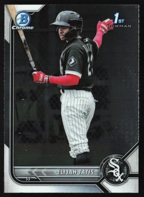 2022 Bowman Chrome Prospects Elijah Tatis #BCP-23 GS1-10 - Image 1 of 2