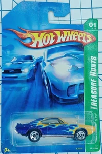 2007 Hot Wheels Treasure Hunt '69 Pontiac GTO #1/12 Limited Edition MOC - Picture 1 of 6