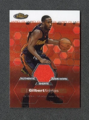 2002-03 Topps Finest Gilbert Arenas Patch /999 Warriors - Image 1 of 2