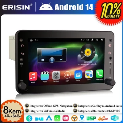 4+64GB Android 14 Autoradio GPS Navi Wifi Alfa Romeo Spider 159 Sportwagon Brera - Bild 1 von 4