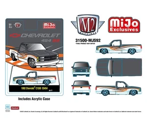 (Pedido anticipado) Máquinas M2 1:64 1992 Chevrolet C1500 SS 454 Mijos Eta otoño 2025 - Imagen 1 de 1