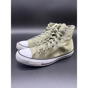 Scarpe sneakers alte Converse Chuck Taylor All Star verde oliva da uomo taglia 7,5 - Foto 1 di 8