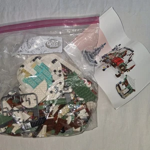 Schloss Spielzeug Bausteine Set Cafe Winterdorf Baukasten Anleitung - Bild 1 von 4