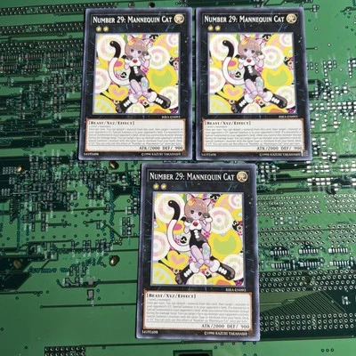Number 29: Mannequin Cat - RIRA-EN093 - Common Unlimited Yugioh Card 3 - Image 1 of 4