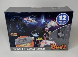 ATGAMES FLASHBACK BLAST! 12 Built-In Games Plug N Play TV Video Game Star Wars - Picture 1 of 3