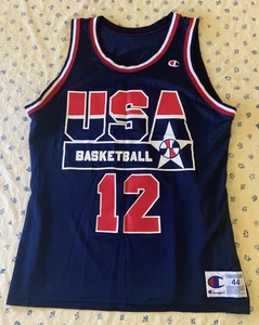 Wilkins Team USA #12 Basketball Jersey Size 44 Red White Blue *pre-owned* - Picture 1 of 9